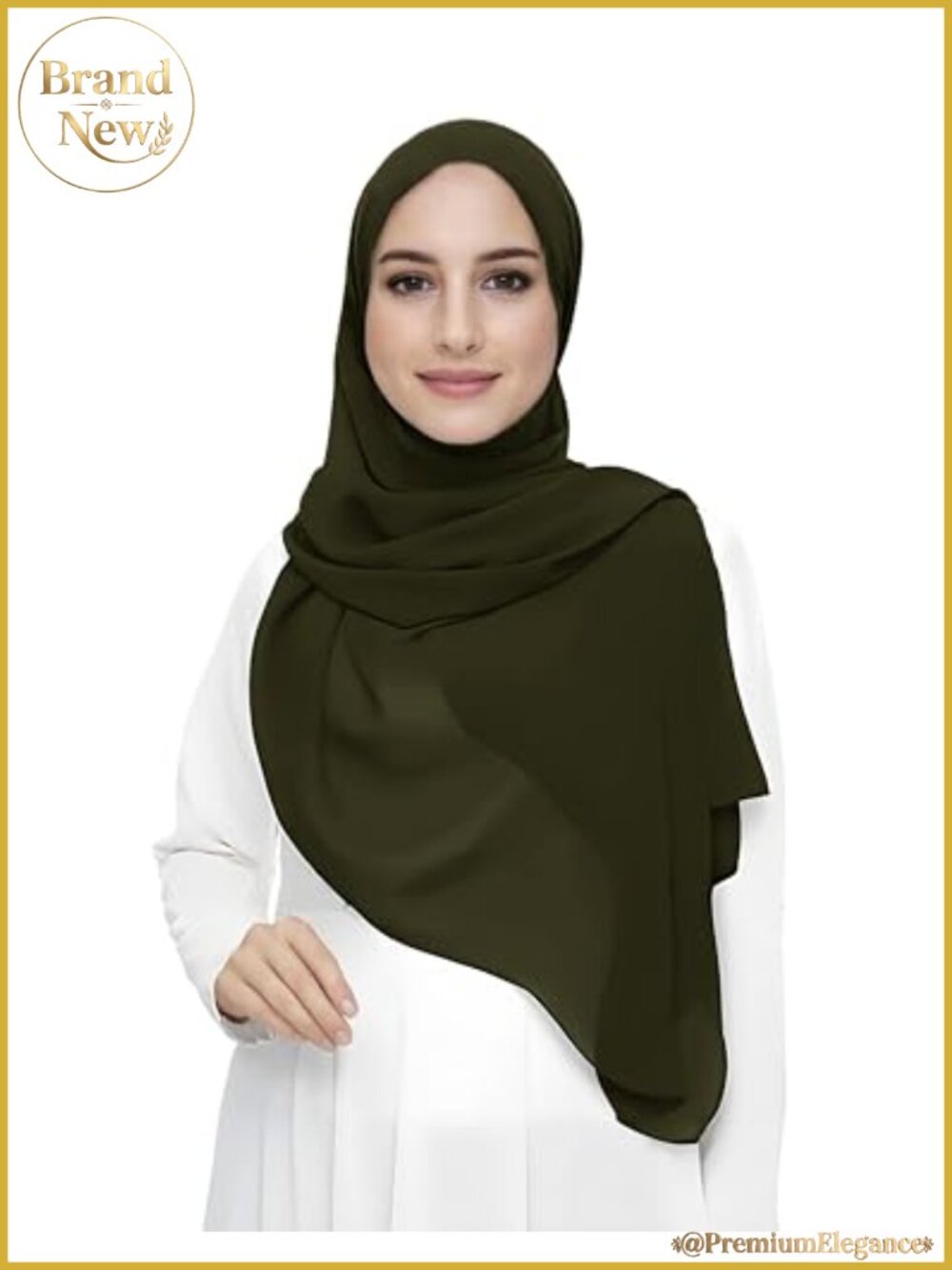 Premium Chiffon Hijab Head Scarf Shawl Wrap Lightweight Women